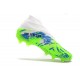 Scarpe da Calcio adidas Nemeziz 19+ FG Bianco Verde Blu