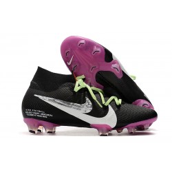 Scarpa Calcio Nike Mercurial Superfly 7 Elite FG - Nero Viola Bianco