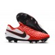 Scarpe Nike Tiempo Legend VIII Elite FG -Bianco Rosso Nero