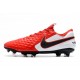 Scarpe Nike Tiempo Legend VIII Elite FG -Bianco Rosso Nero