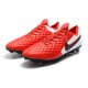 Scarpe Nike Tiempo Legend VIII Elite FG -Bianco Rosso Nero