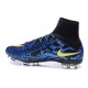 2015 Scarpa da calcio per terreni duri Nike Mercurial Superfly - Uomo Leopardo Blu Volt Nero