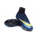 2015 Scarpa da calcio per terreni duri Nike Mercurial Superfly - Uomo Leopardo Blu Volt Nero