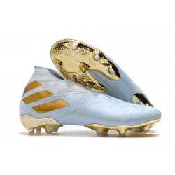 adidas Nemeziz 19+ FG Scarpa Acqua Bold/ Oro Metallico/ Bianco