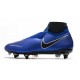 Nike Phantom Vision Elite DF SG-Pro Anti Clog Bianco Nero Blu Racer