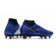 Nike Phantom Vision Elite DF SG-Pro Anti Clog Bianco Nero Blu Racer