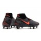 Nike Phantom Vision Elite DF SG-Pro Anti Clog Grigio Scuro Mango Acceso Nero