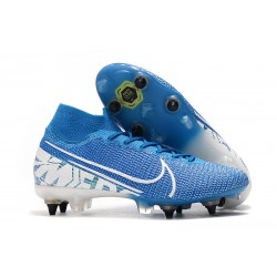 Nike Mercurial Superfly VII Elite SG-PRO AC New Lights Blu Bianco