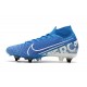 Nike Mercurial Superfly VII Elite SG-PRO AC New Lights Blu Bianco