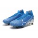 Nike Mercurial Superfly VII Elite SG-PRO AC New Lights Blu Bianco