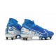 Nike Mercurial Superfly VII Elite SG-PRO AC New Lights Blu Bianco