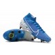 Nike Mercurial Superfly VII Elite SG-PRO AC New Lights Blu Bianco