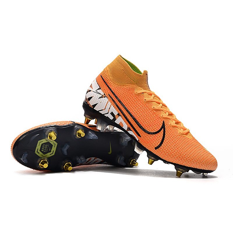 Nike mercurial superfly white and orange sales