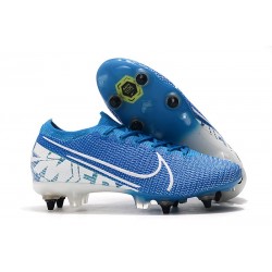 Nike Mercurial Vapor 13 Elite SG-Pro AC New Lights Blu Bianco