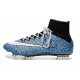 2015 Scarpa da calcio per terreni duri Nike Mercurial Superfly - Uomo Leopardo Blu Bianco Nero