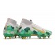 Nike Mercurial Vapor 13 Elite SG-Pro AC Mbappe Gris Dorado Verde