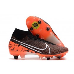 Nike Mercurial Superfly VII Elite SG-Pro AC Nero Bianco Cremisi Hyper