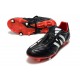 Scarpe Nuovo Adidas Predator Mania FG Nero Rosso Bianco