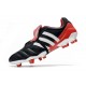 Scarpe Nuovo Adidas Predator Mania FG Nero Bianco Rosso
