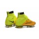 Nuove Scarpe calcio Nike Mercurial Superfly FG - Pelle Giallo Volt Nero
