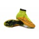 Nuove Scarpe calcio Nike Mercurial Superfly FG - Pelle Giallo Volt Nero
