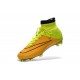 Nuove Scarpe calcio Nike Mercurial Superfly FG - Pelle Giallo Volt Nero