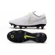 Nike Tiempo Legend 8 Elite SG-Pro Anti Clog Bianco Platino Grigio Lupo