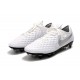 Nike Tiempo Legend 8 Elite SG-Pro Anti Clog Bianco Platino Grigio Lupo