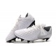 Nike Tiempo Legend 8 Elite SG-Pro Anti Clog Bianco Platino Grigio Lupo