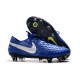 Nike Tiempo Legend 8 Elite SG-Pro Anti Clog Blu Argento