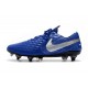 Nike Tiempo Legend 8 Elite SG-Pro Anti Clog Blu Argento