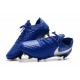 Nike Tiempo Legend 8 Elite SG-Pro Anti Clog Blu Argento