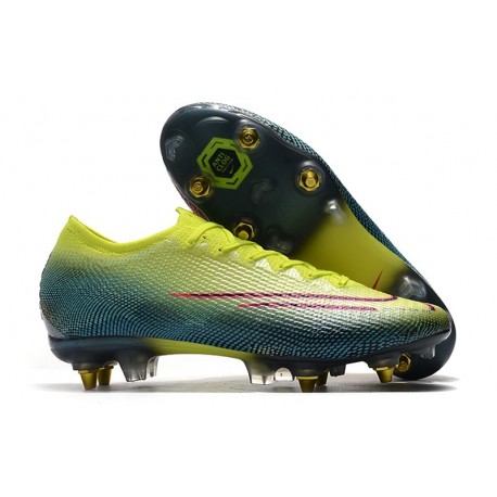 Nike Mercurial Vapor 13 Elite SG-Pro AC Limone Venom Nero Verde