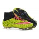 2015 Scarpe calcio Nike Mercurial Superfly FG - Uomo - Leopardo Giallo Rosa Nero