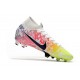 Neymar Nike Mercurial Superfly 7 Elite FG -Bianco Nero Blu Racer Volt