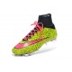 2015 Scarpe calcio Nike Mercurial Superfly FG - Uomo - Leopardo Giallo Rosa Nero