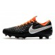 Scarpe Nike Tiempo Legend VIII Elite FG - Nero Bianco Arancione