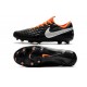 Scarpe Nike Tiempo Legend VIII Elite FG - Nero Bianco Arancione