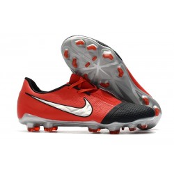 Nike Scarpe Calcio Phantom Venom Elite FG Cremisi Laser Argento Nero