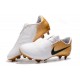 Nike Scarpe Calcio Phantom Venom Elite FG Bianco Oro Nero