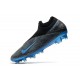 Scarpe Nike Phantom Vision 2 Elite DF FG -Nero Blu Laser Antracite