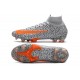 Nike Mercurial Superfly VII Elite CR7 FG Bianco Arancione Total Nero