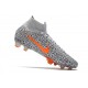 Nike Mercurial Superfly VII Elite CR7 FG Bianco Arancione Total Nero