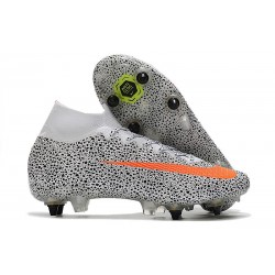 Nike Mercurial Superfly 7 Elite DF SG-PRO CR7 Bianco Arancione Nero