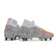 Nike Mercurial Superfly 7 Elite DF SG-PRO CR7 Bianco Arancione Nero