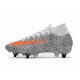 Nike Mercurial Superfly 7 Elite DF SG-PRO CR7 Bianco Arancione Nero