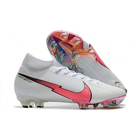 Nike Mercurial Superfly VII Elite Dynamic Fit FG Bianco Cremisi Blu