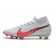 Nike Mercurial Superfly VII Elite Dynamic Fit FG Bianco Cremisi Blu