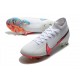 Nike Mercurial Superfly VII Elite Dynamic Fit FG Bianco Cremisi Blu