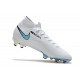 Nike Mercurial Superfly VII Elite Dynamic Fit FG Bianco Cremisi Blu